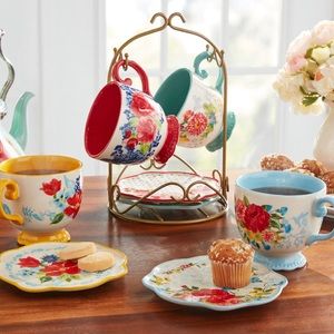 The Pioneer Woman Floral Medley Mug & Plate Set